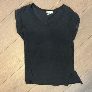 Altar’d State Vintage Wash Gray Tee